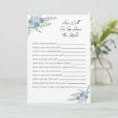 どのように良く花嫁のゲームを知っている – 青いフローラ プログラム (スタンド正面)