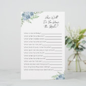 どのように良く花嫁を知っている – ブライダルシャワーゲーム (スタンド正面)