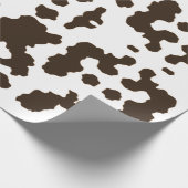 どのように茶色の牛 ラッピングペーパー (角)