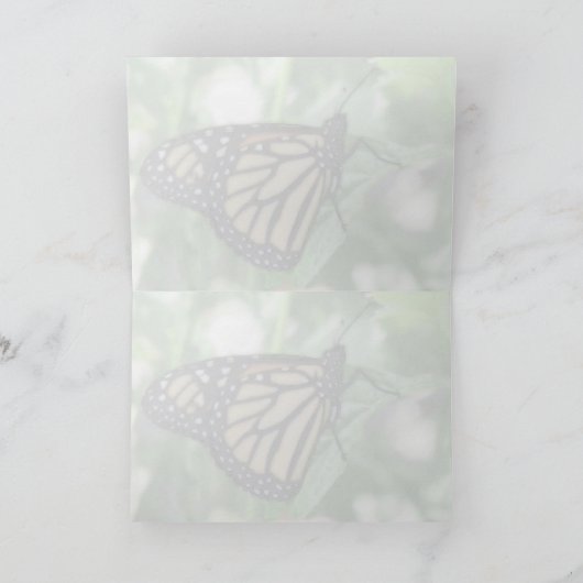 どのように蝶の引用文グリーティングカーになる カード (内部)