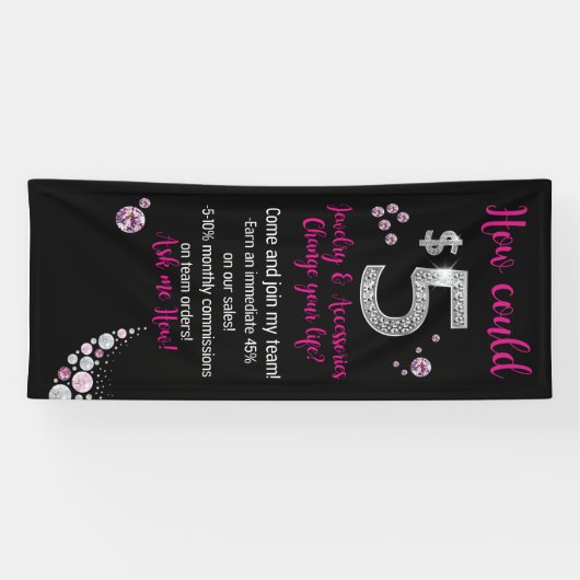 どのように$5のジュエリーがあなたの人生のバナーを変更できる 横断幕 (横)