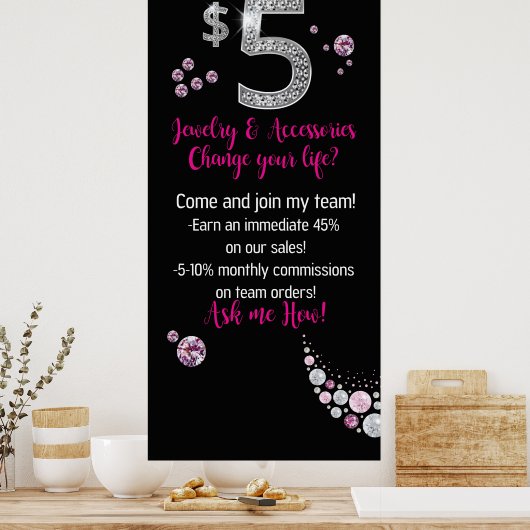 どのように$5のジュエリーはあなたの人生のポスターの数字を変更することができた ポスター (キッチン)