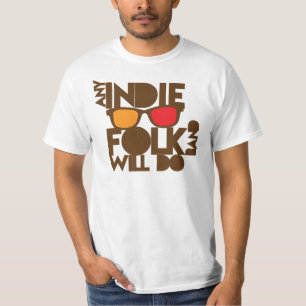 どのインディ民俗バンドでもします! Tシャツ