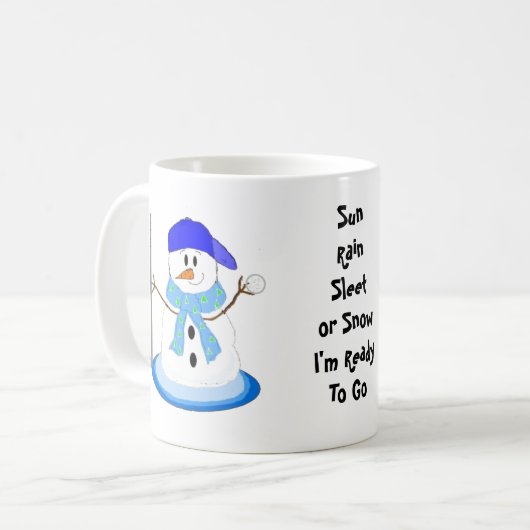 どのシーズンもゴルフが始まる コーヒーマグカップ (正面左)