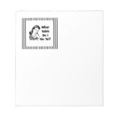 どのテーブルに行けばいい? ノートパッド (正面)