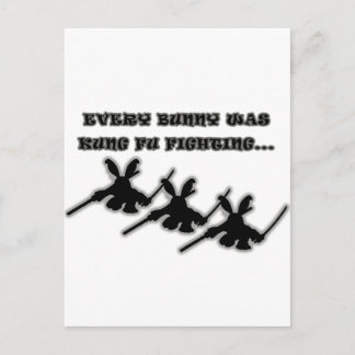 どのバニーもカンフー戦いで… ポストカード