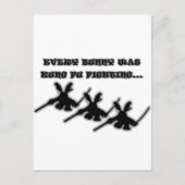 どのバニーもカンフー戦いで… ポストカード (正面)