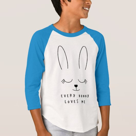 どのバニーも私の青春Tシャツが大好き Tシャツ (正面)