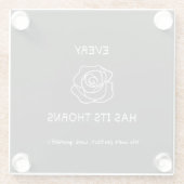 どのバラにもイジウムがある ガラスコースター (裏面)