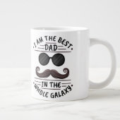 どのパパも世界のパパに値す最高のる ジャンボコーヒーマグカップ (右)