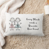 「どのブロンドもブルネット最高ののクッションが必要 ランバークッション (ブランケット)