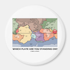 どのプレートに立ってるの？(プレートテクトニクス) マグネット