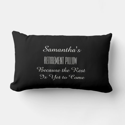 どの一流のおもしろいな退職でも- ランバークッション (正面)