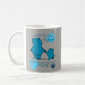 どの人でも…父である場合もあります コーヒーマグカップ (左)