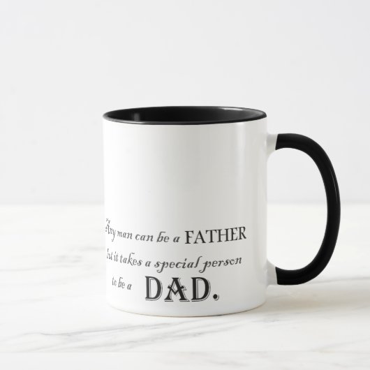 どの人でも…特別なパパのマグ父である場合もあります マグカップ (右)
