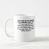 どの位コーヒー1を消費したかテストして下さい コーヒーマグカップ (左)