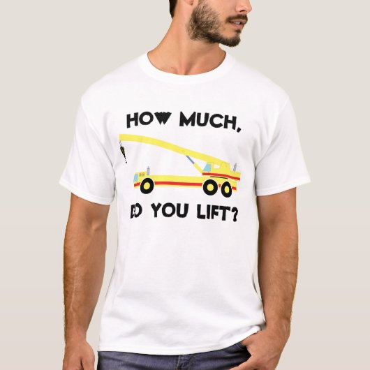 どの位、持ち上げますか。 Tシャツ (正面)