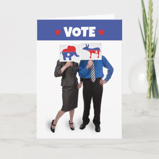 どの側に立っていても投票する シーズンカード (正面)