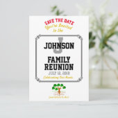 どの名前及び日付の白い家族会でも- セーブザデート (スタンド正面)