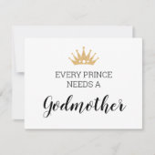 どの君主もバプテスマを受ける必要がある カード (正面)