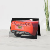 どの大事な行事カードでもカスタマイズスポーツ・カー カード (正面)