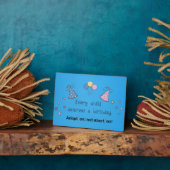 どの子供も誕生日に値する。採用、 フォトプラーク (側面)