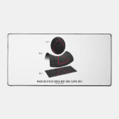 どの宇宙に住んでいるか天体物理学 デスクマット (正面)