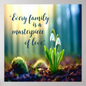 「どの家庭も愛の最高傑作だ」春 ポスター (正面)