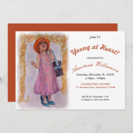 どの年齢のハートでも若いパーティの招待状 招待状