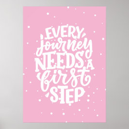 どの旅も一歩を踏み出す ポスター