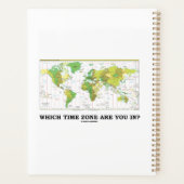 どの時間帯に入ってる？世界地図 プランナー手帳 (裏面)