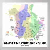 どの時間帯に入ってる？(統一された州カナダ) ポスター (正面)