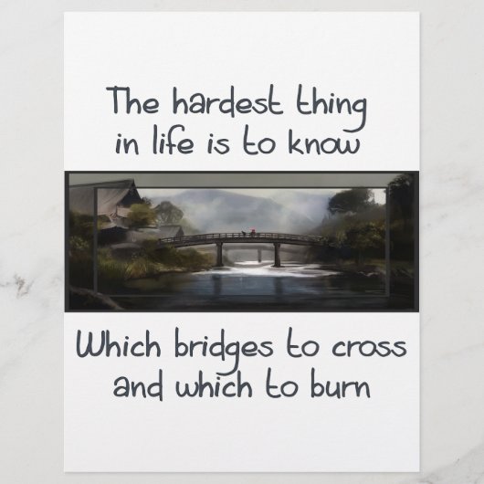 どの橋か知っている チラシ (正面)