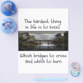 どの橋か知っている チラシ (シングル)