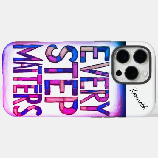 どの段階も芸術の中で重要鮮やかである。 Case-Mate iPhoneケース (裏面 (横))