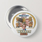 どの民主党員でもします 缶バッジ (正面&裏面)