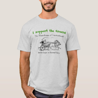 どの派閥を支えますか。か。 (緑!) Tシャツ