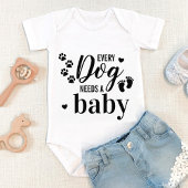 どの犬もベビー妊娠の発表が必要 ベビーボディスーツ