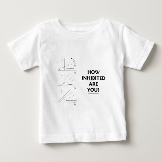 どの程度の制約を受けているか(化学酵素動態) ベビーTシャツ (正面)