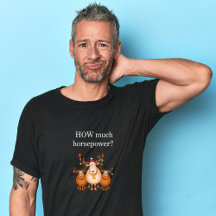 どの程度の馬力オートバイクリスマスTシャツ