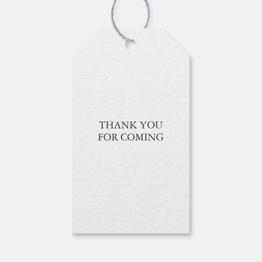 どの色でも私の成長を見て、植物の赤ん坊シャワーラベル、 ギフトタグ (裏面)