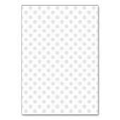 どの色のかちりと言う音でもカスタマイズ灰色の水玉模様を変えて下さい テーブルナンバー (裏面)