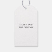 どの色のハートも遠くにウィスクの好意結婚で ギフトタグ (裏面)