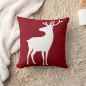 どの色のモノグラムのトナカイ2でも枕味方しました クッション (ブランケット)