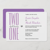 どの色の2つは一つのバイブル結婚式招待状になる 招待状 (正面/裏面)