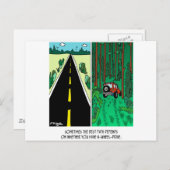 どの道を行く? ポストカード (正面/裏面)