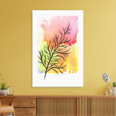 どの部屋にもミニマルなウォールアート キャンバスプリント (インサイチュ (リビング))