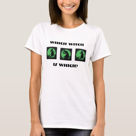どの魔女がどれ？ - 女性用Tシャツ Tシャツ (正面)