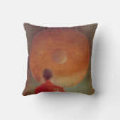 どらを持つ若い修道士 クッション (裏面)