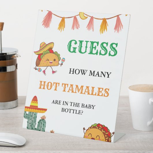 どれくらいのホットタマレスフィエスタベイビーシャワー 台座サイン (インサイチュ)